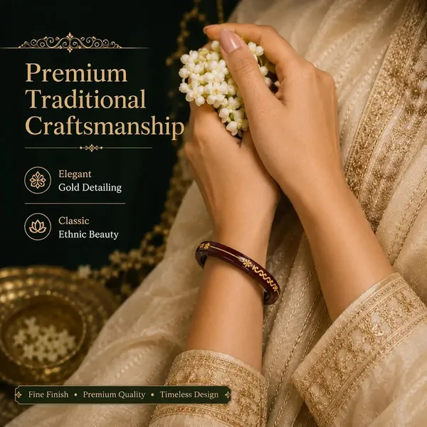 Maroon_Pola_Bangles_Set_For_Women