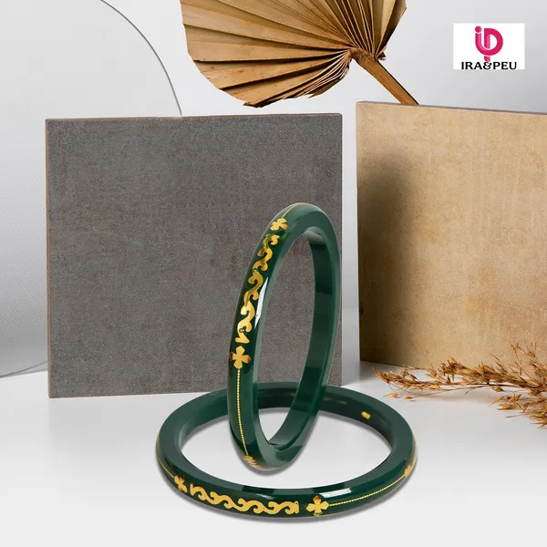 Ira_Peu_Trending_Viral_Gold_Pola_22k_Hallmark_916_Yellow_Gold_Handmade_Pola_Bangles_Wedding_Chooda_Churas_For_Women_With_Purity_Certificate_Set_Of_2pcs