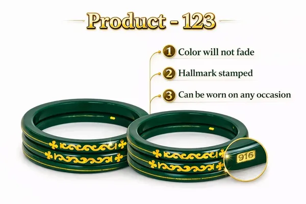 Ira_Peu_Ip_Jewellers_22k_Hallmark_Stamped_Pola_Bangles_Premium_Laminated_Bridal_Bangles_For_Women_22kt_Pure_Gold_Traditional_Pola_Kada_Classic_Indian_Bridal_Gold_Bangle_For_Women
