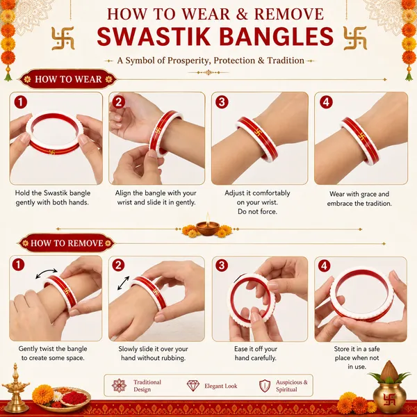 Swastik_Red_And_White_Gold_Pola_Bangle
