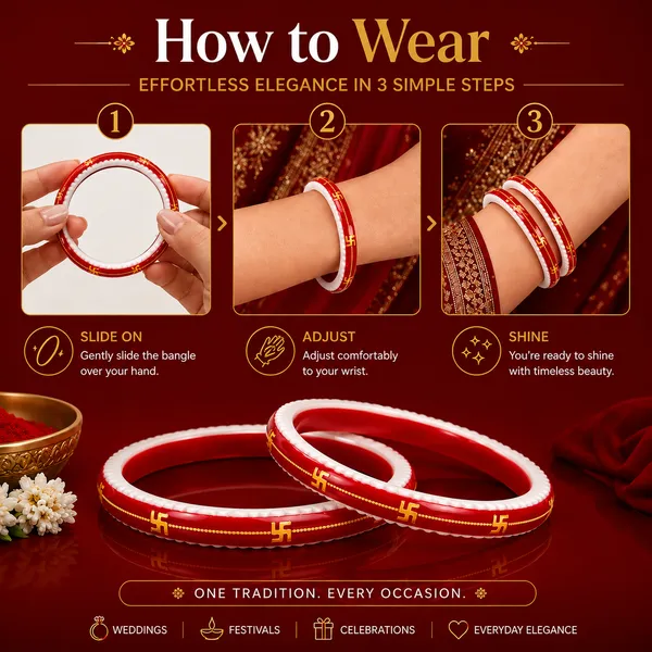 Swastik_Red_And_White_Gold_Pola_Bangle