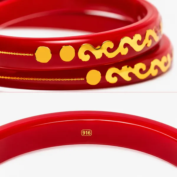 Gold_Pola_Bangles_Set_For_Women
