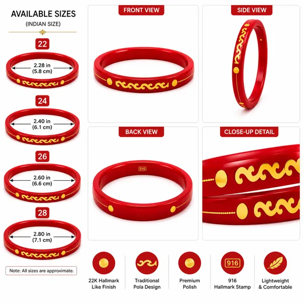 Gold_Pola_Bangles_Set_For_Women