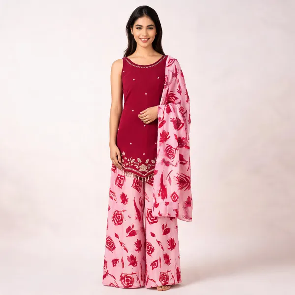 Pink_Roma_Silk_Premium_Kurta_Set_For_Women