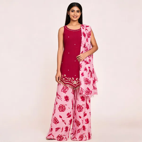 Pink_Roma_Silk_Premium_Kurta_Set_For_Women