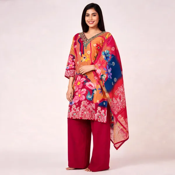 Multicolor_Organza_Premium_Ethnic_Suit_Set_For_Women