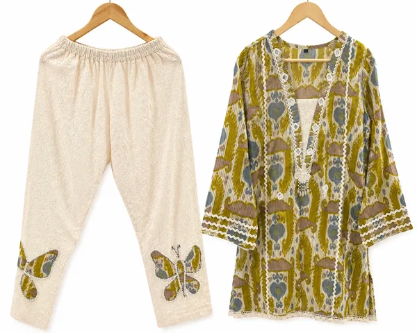 Olive_Premium_Cotton_Premium_Kurta_Pant_Set_For_Women