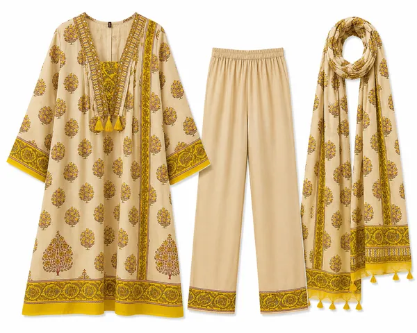 Beige_Pure_Cotton_Premium_Kurta_Set_For_Women
