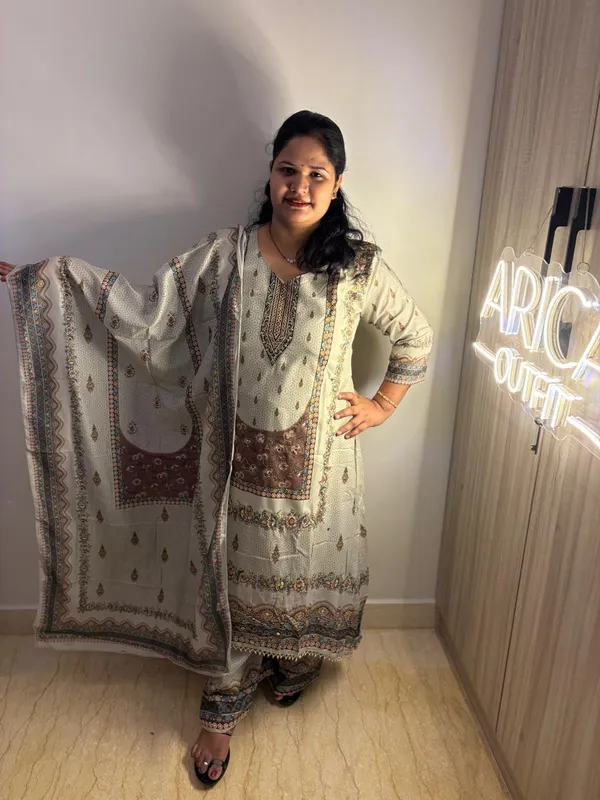 Women’s_Cream_Printed_Straight_Kurta_Pant_Set_|_2-Piece_Ethnic_Wear_Suit