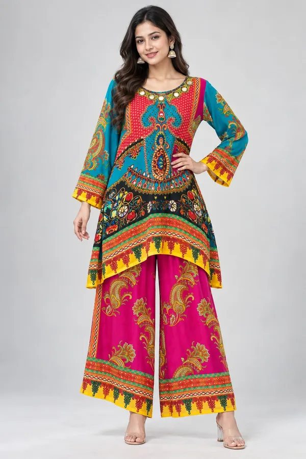 Women’s_Printed_Straight_Kurta_with_Palazzo_Set_–_Multicolor_Ethnic_Wear