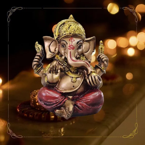 Divine_Ganesha_Statue_Ganesha_Murti_Ganpati_Idol_For_Home_Decor_Statue_Decorative_Showpiece_12_Cm_-_Pack_of_2