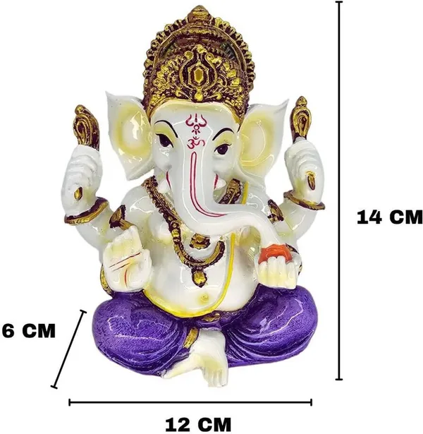 Siddhivinayak_Ganesha_White_Compact_Decorative_Showpiece