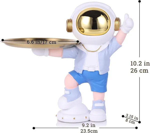 Charming_Silver_Astronaut_Themed_Tray_Decor_Showpiece_Decorative_Showpiece_20_Cm