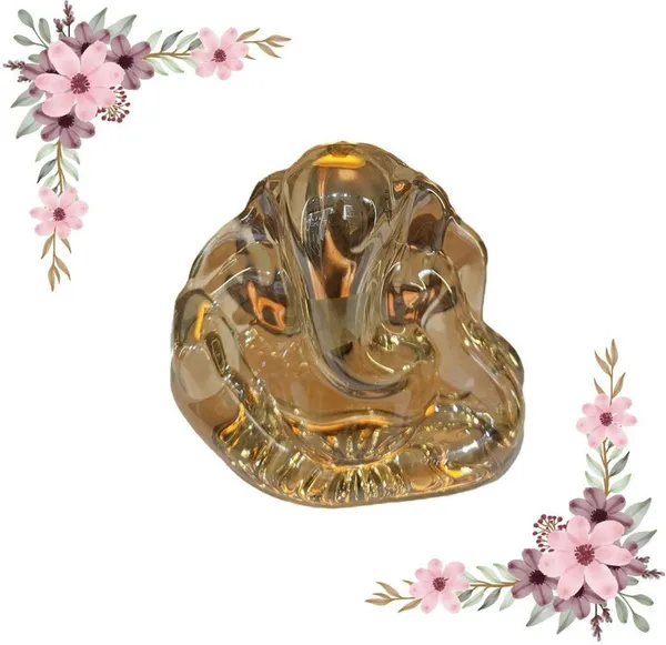 Glass_Ganesha_Clear_Figurine_Decorative_Showpiece