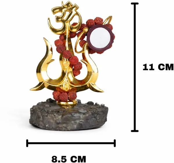 Shiv_Ji_Trishul_With_Damru_Rudraksha_Decorative_Showpiece_8_Cm_-_Pack_of_2