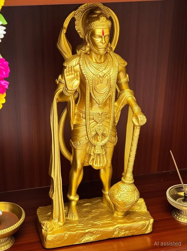 Hanuman_Ji_Standing_Golden_Decorative_Showpiece_13_Cm