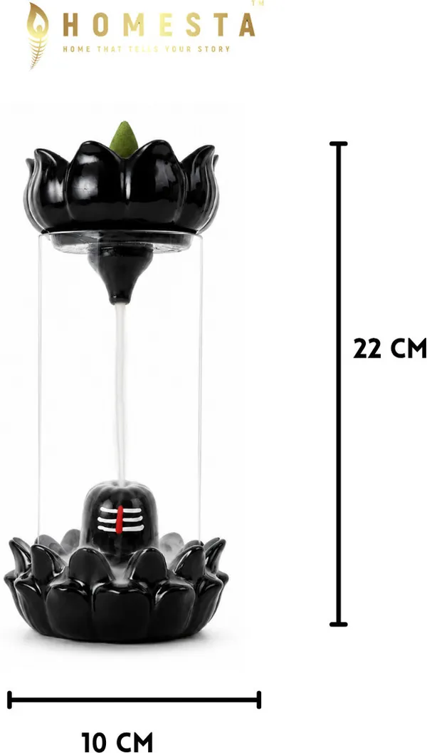 Smoking_Shivling_Fountain_Decorative_Showpiece_22_Cm