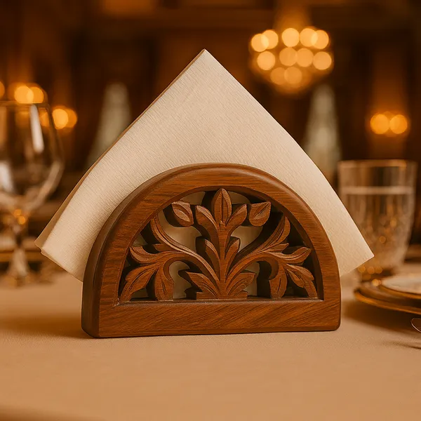 Brown_Wood_Carved_Floral_Cut-Out_Napkin_Holder