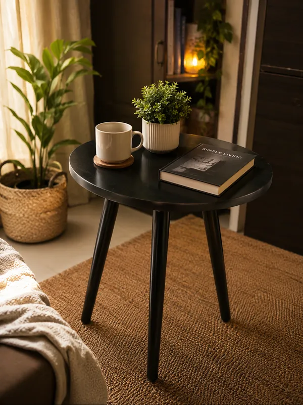 Black_Wood_Modern_Minimalist_Round_Black_Side_Table
