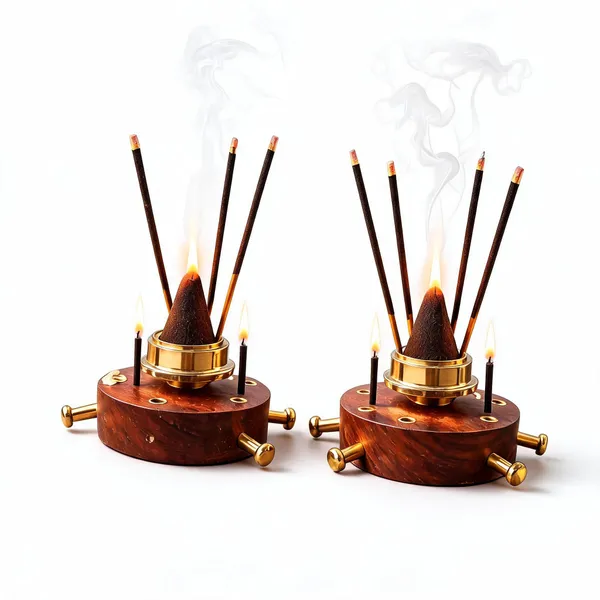 Brown_Wood_Traditional_Brass_Accent_Incense_Holder_Set_Of_2