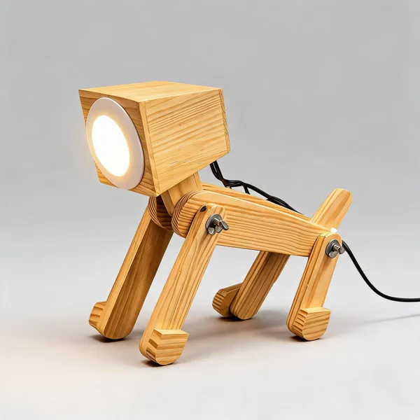 Cream_Wood_Dog-Shaped_Decorative_Table_Lamp