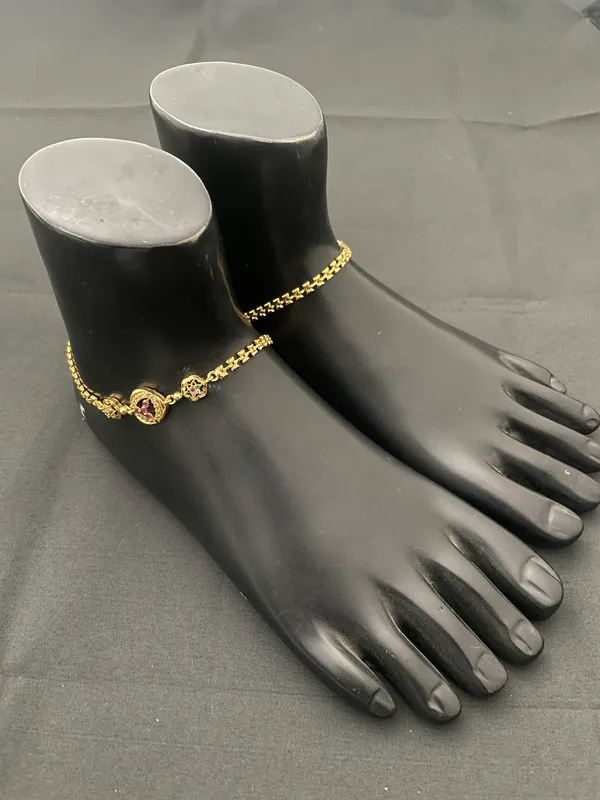 Gold_Brass_Anklet_For_Women