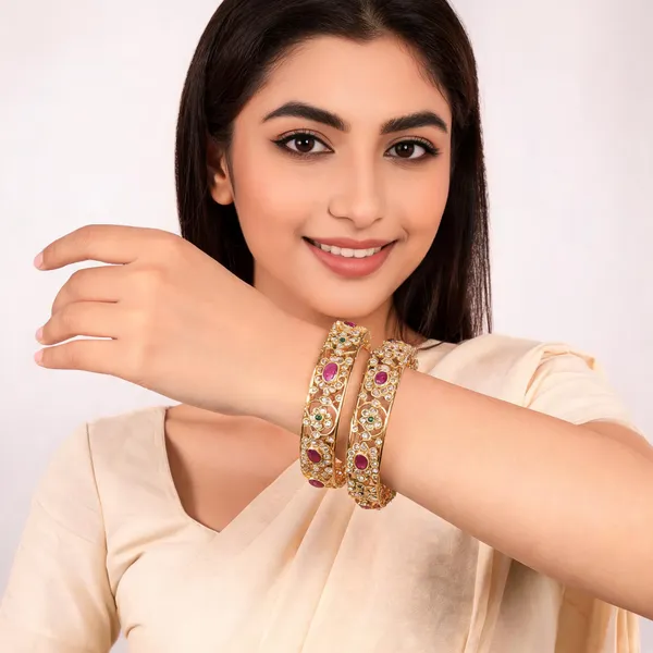 Gold_Brass_Bangles_For_Women