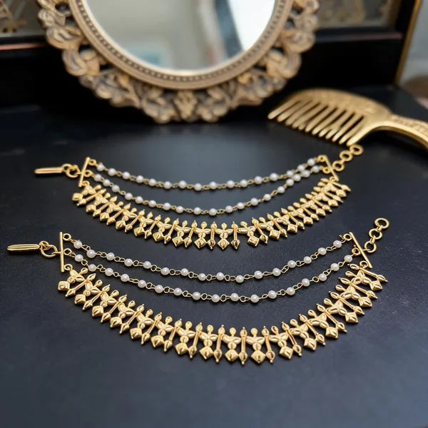 Gold_Brass_Ear_Chain_For_Women