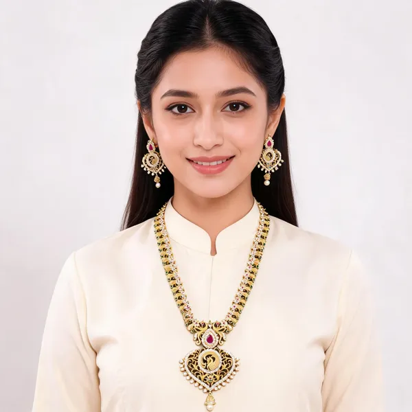 Gold_Brass_Jewellery_Set_For_Women