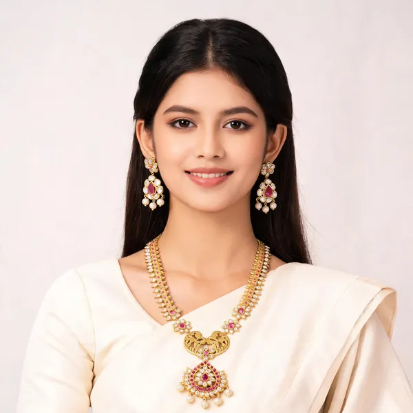 Gold_Brass_Jewellery_Set_For_Women