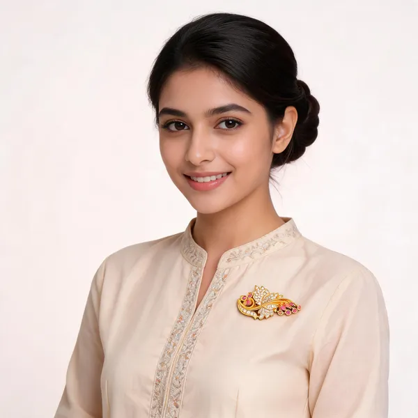 Gold_Brass_Brooch_For_Women