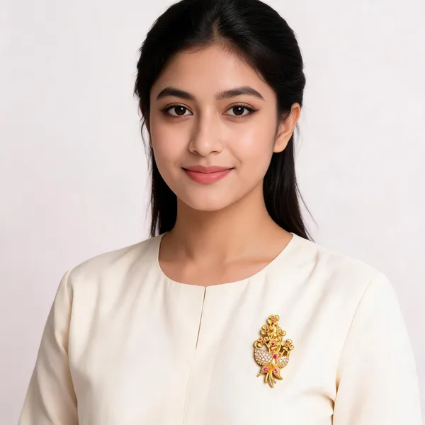 Gold_Brass_Brooch_For_Women