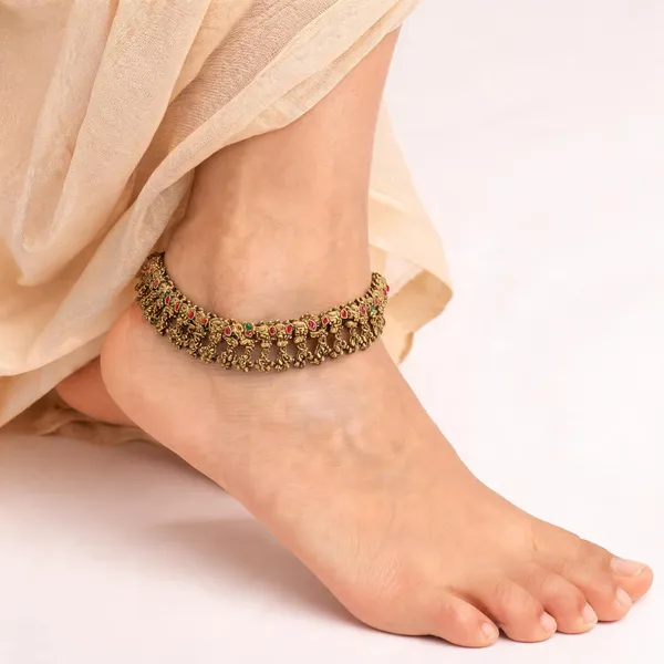 Gold_Brass_Anklet_For_Women