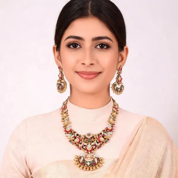 Gold_Brass_Jewellery_Set_For_Women