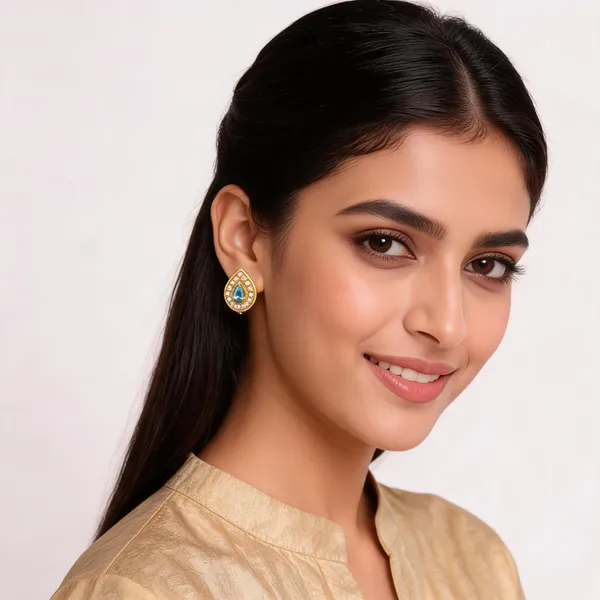 Gold_Brass_Earrings_For_Women