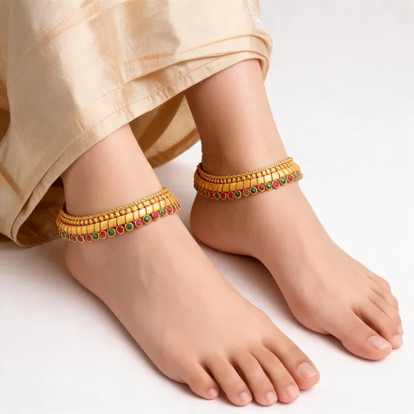 Gold_Brass_Anklet_For_Women