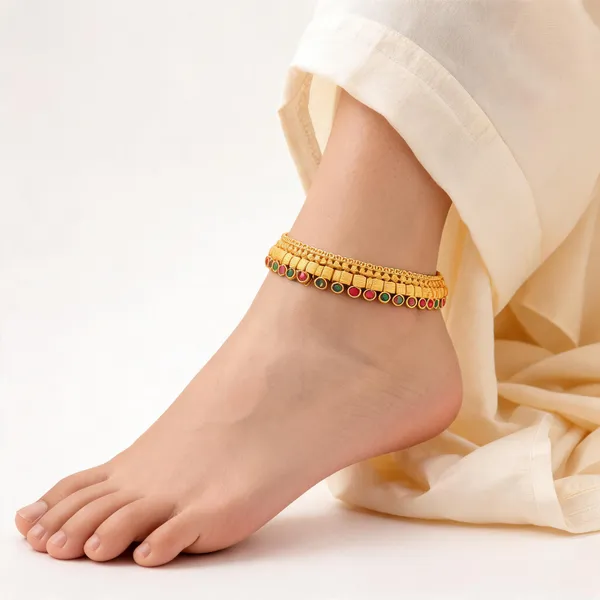 Gold_Brass_Anklet_For_Women