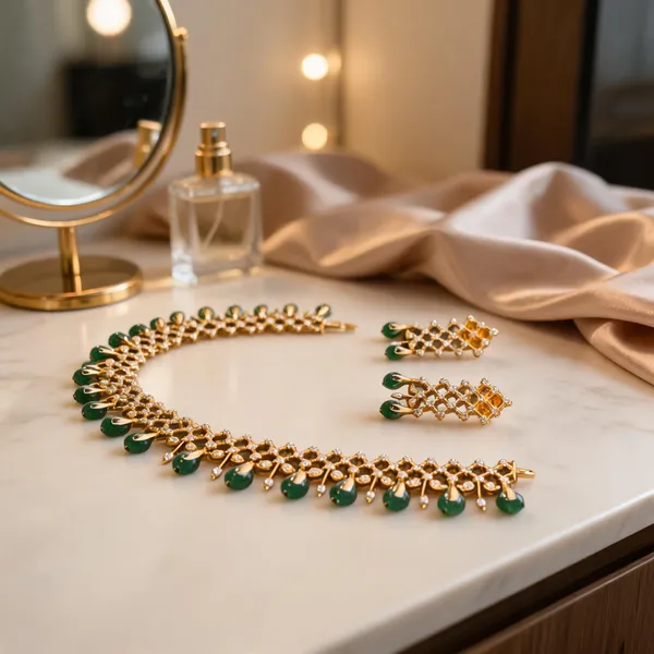 Gold_Brass_Jewellery_Set_For_Women