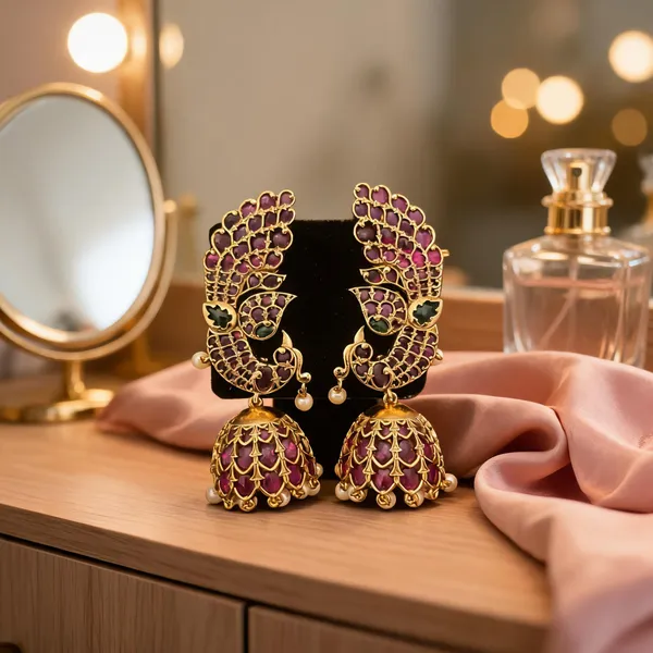 Gold_Brass_Earrings_For_Women