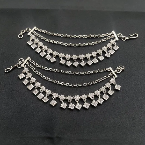 Silver_Brass_Ear_Chain_For_Women