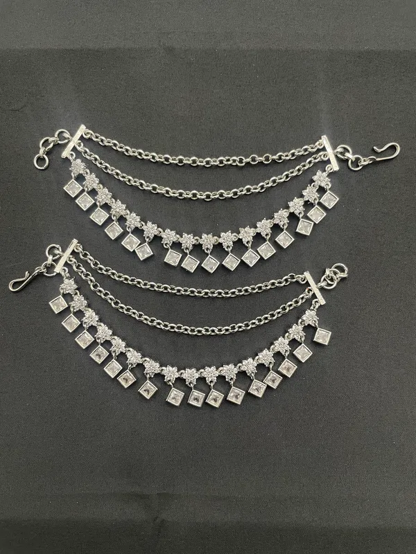 Silver_Brass_Ear_Chain_For_Women