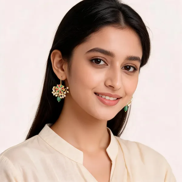 Gold_Brass_Earrings_For_Women