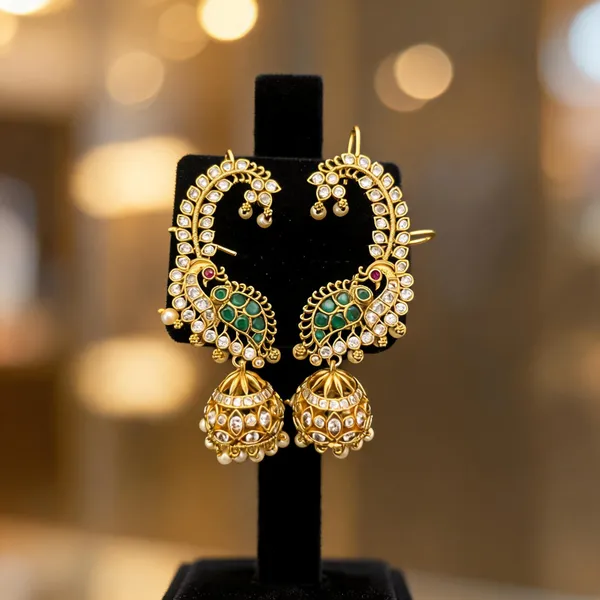 Gold_Brass_Earrings_For_Women