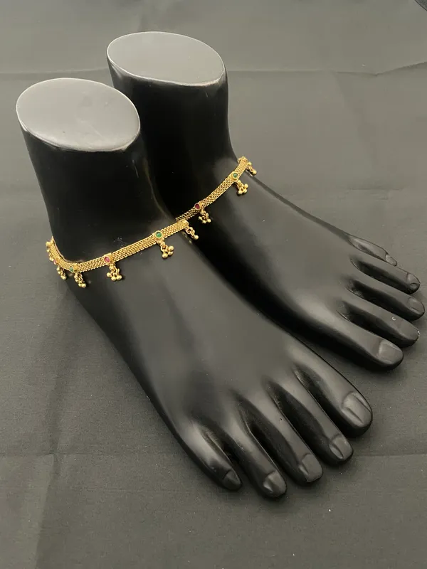Gold_Brass_Anklet_For_Women