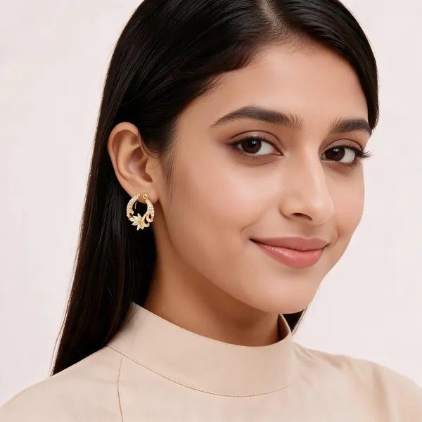 Gold_Brass_Earrings_For_Women