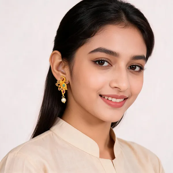 Gold_Brass_Earrings_For_Women