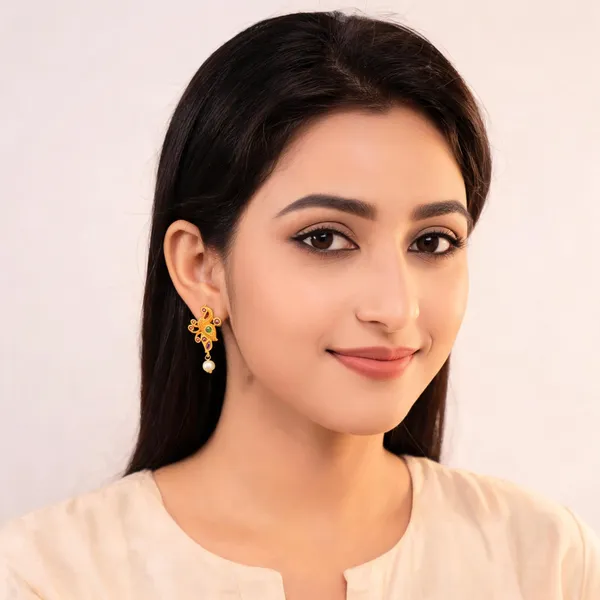 Gold_Brass_Earrings_For_Women