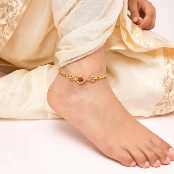 Gold_Brass_Anklet_For_Women
