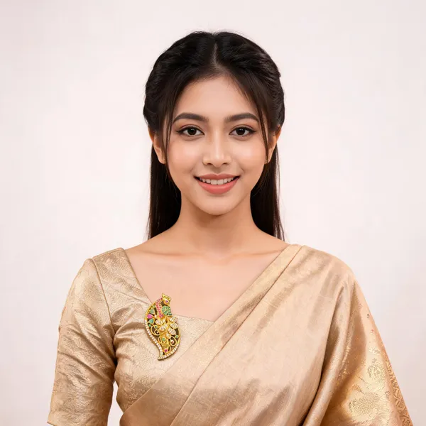 Gold_Brass_Brooch_For_Women