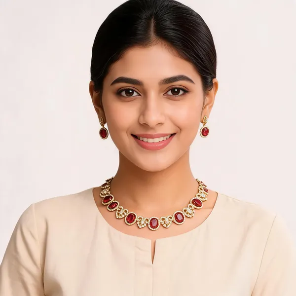 Gold_Brass_Jewellery_Set_For_Women